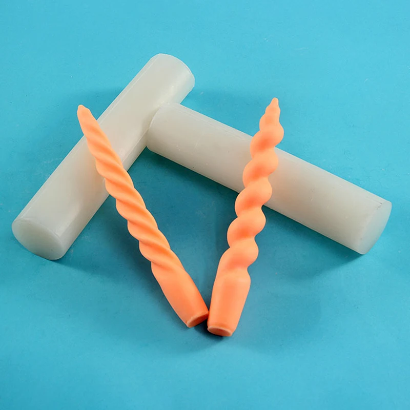 

Romantic Spiral Long Pole Silicone Candle Mold DIY Geometry Round Candle Making Tool Resin Soap Mould Handmade Gift Home Decor