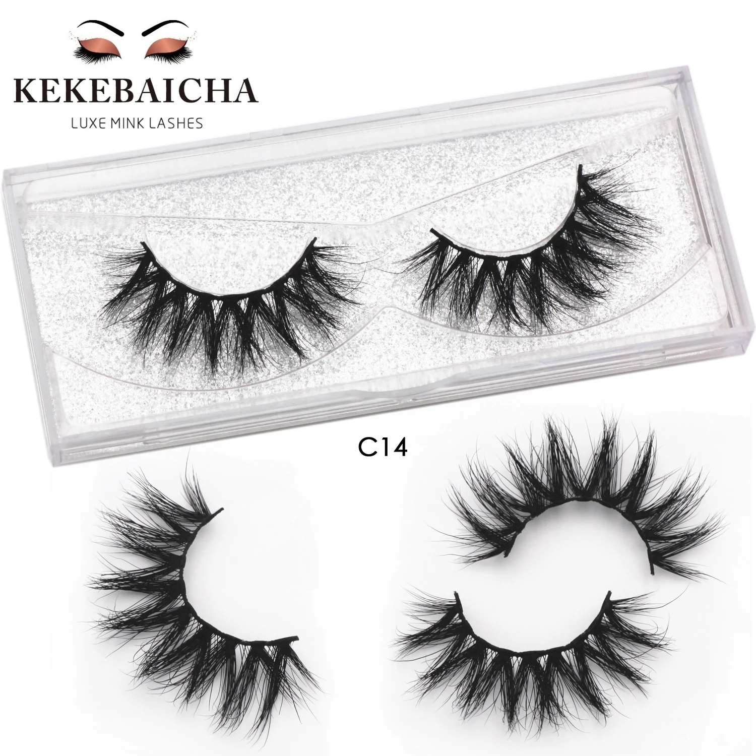 

3D Wispy Fluffy Eyelashes Mink Lashes Dramatic 100% Cruelty-Free Mink Eyelashes Wedding Lashes Party Eyelashes Makeup False Lash