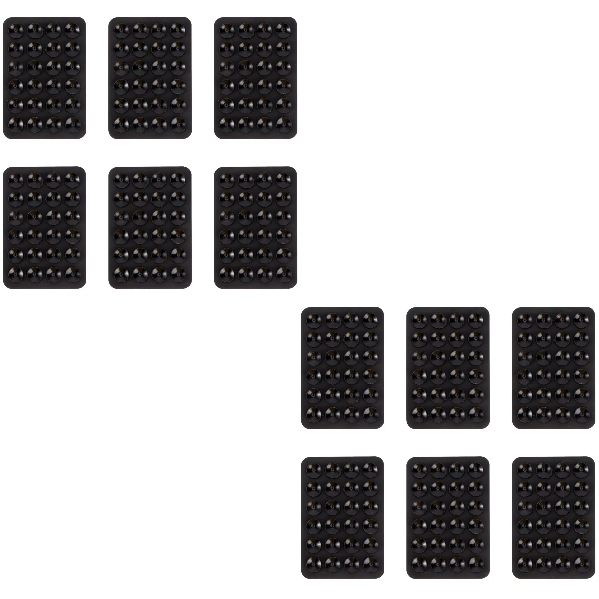 

12 Multipurpose Universal Holder Mat Anti-slip Single-sided Suckers Pad with Adhesive