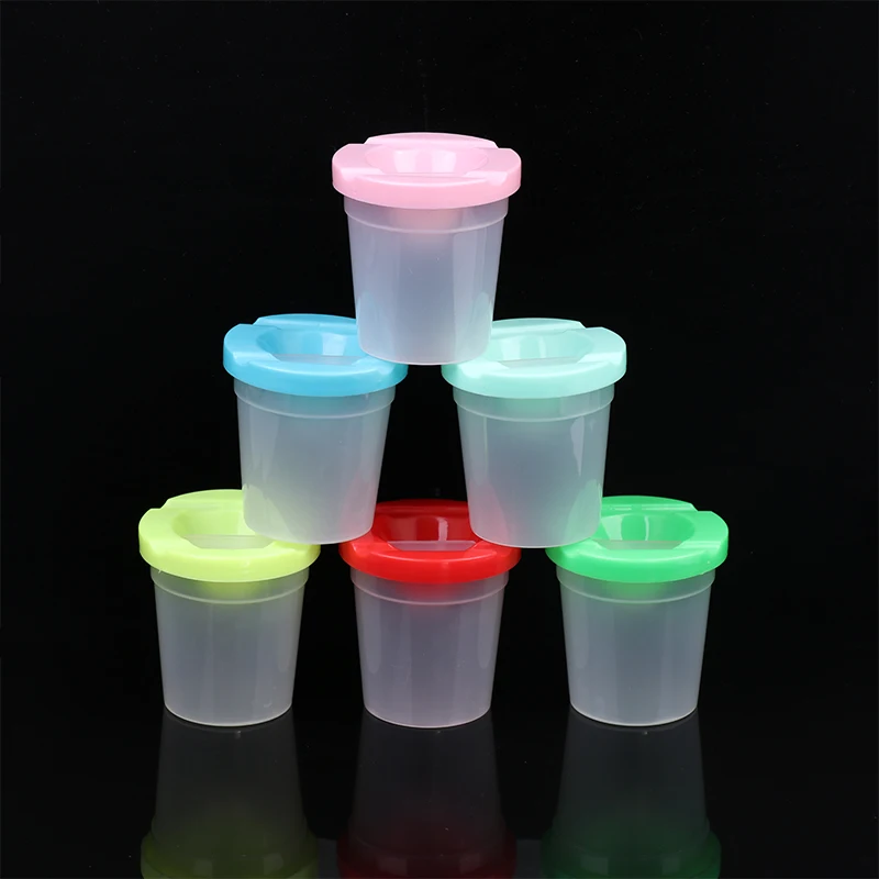 

Pen Wash Cup Waterproof and Anti-pigment Pour Out Anti-spill Accessories Pen Wash Bucket Children's Color Paint Painting Tools