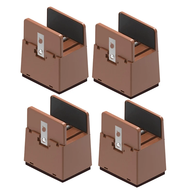 

Adjustable Chair Feet Riser With Screw Clamp 2Inch Height Sofa Tables Bed Furniture Risers Square Round Chair Legs
