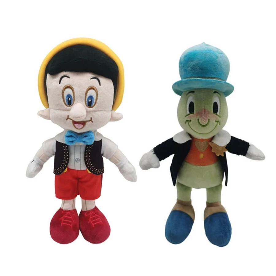 TAKARA TOMY New Anime 33cm Pinocchio plush Toy Stuffed Boy Doll Gifts For Children