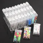 Квадратная бутылка, аксессуары для алмазной живописи, классификационный контейнер для бутылок, емкость для хранения кристальных бусин