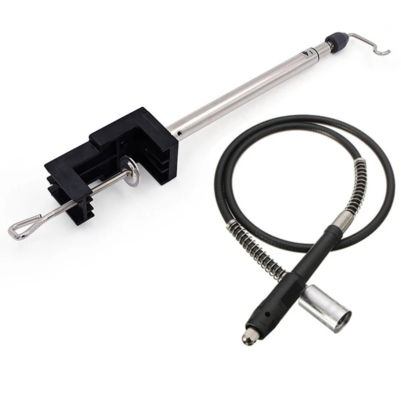 

Rotary Grinder Stand Accessories Mini Drill Flexible Shaft Clamp-on Steel Electric Grinding Fittings Holder Hanger