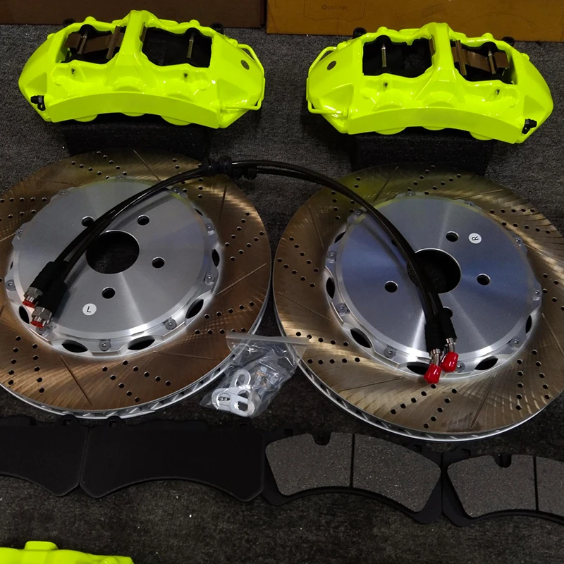 Алюминиевые комплекты GT6 передних GT4 задних тормозов с электрическим ручным