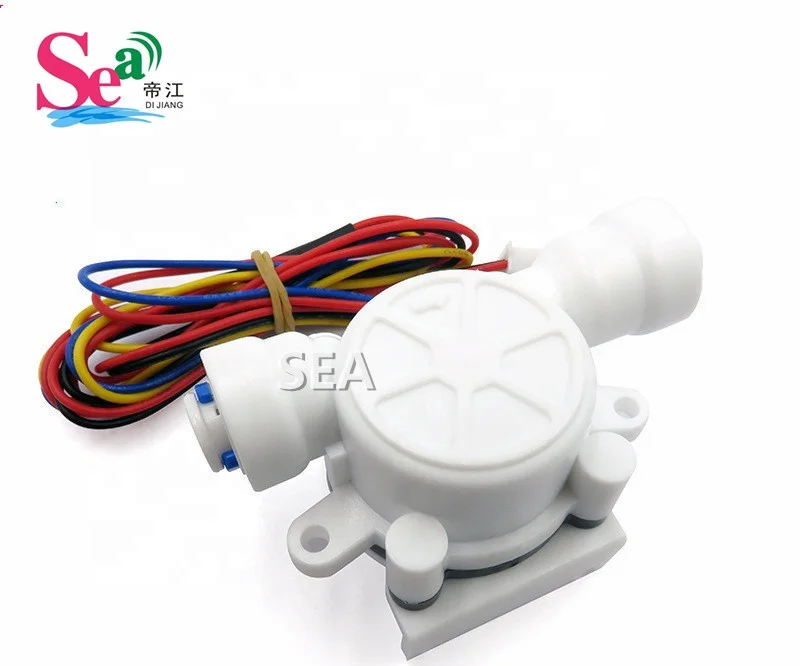 Датчик потока воды SEA MH-01 ML-01 DC3.5-24V 14 PE POM, OEM расходомеры для бытовых фильтров обратного осмоса (art.: 3920da120a459) - 3920da120a459