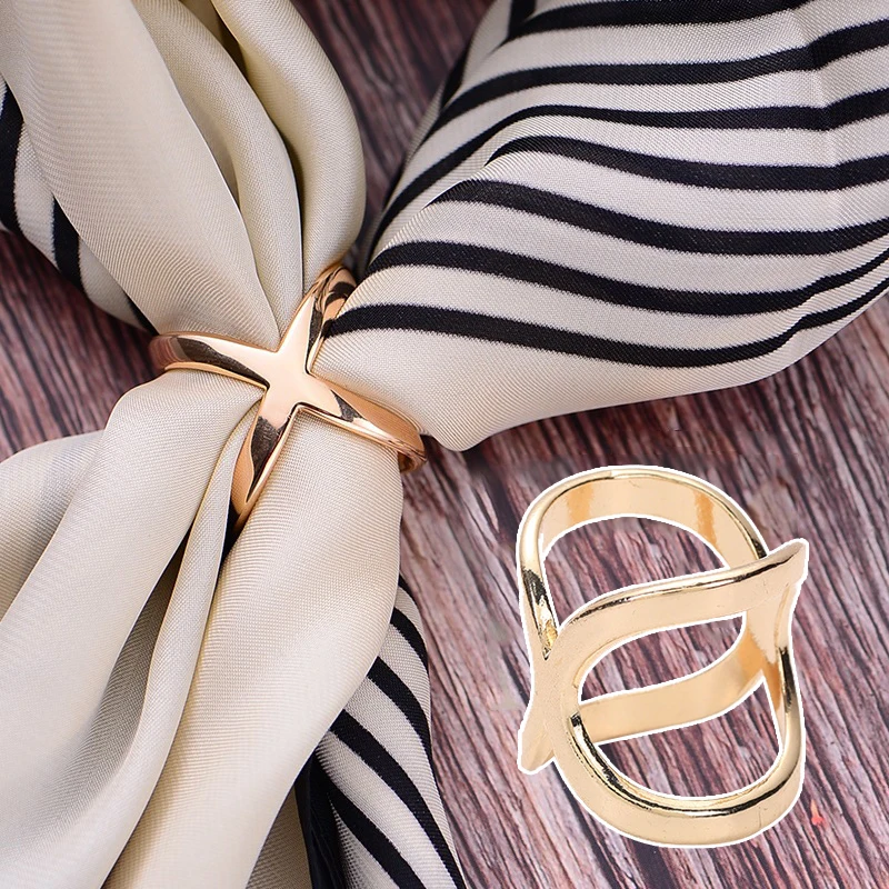 

Новинка 2022, застежки для шарфа из шелка с отверстиями, универсальные модные кольца с тремя кольцами, Регулируемая пряжка, женские подарки, ювелирные изделия