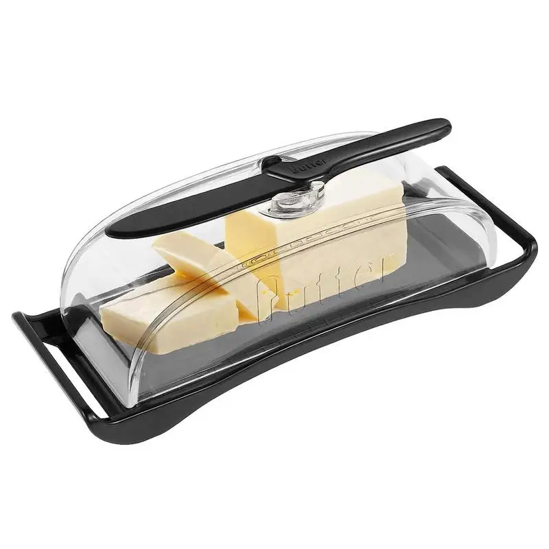 

Butter Keeper With Butter Spreader 2 In 1 Covered Butter Holder For Countertop Large Capacity Storage Container With Transparent