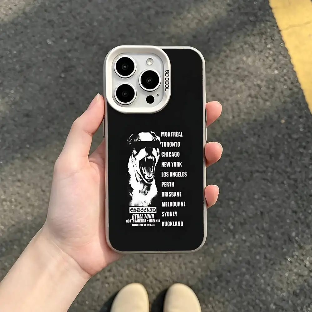 Фото E-EsDeeKids Rebel Tour White Matte Large Lens Frame Cover для iPhone 12 11 14 13 17 16 15 Pro Max Mini Plus E №3