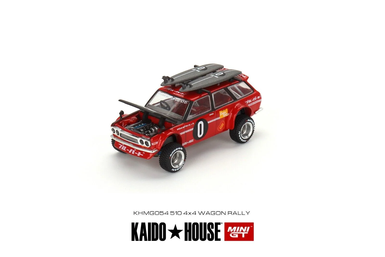 

Mini GT x Kaido 1:64 Datsun KAIDO 510 Wagon GT Surf Safari RS V2 #54 Diecast Model Car Collection Limited Edition Hobby Toys