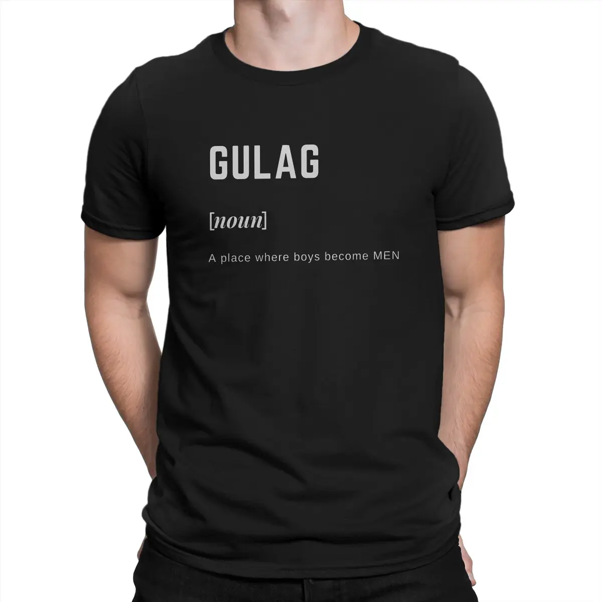 

Game COD Warzone Gulag Classic T Shirt Punk Men's Tees Summer Clothing Harajuku Crewneck TShirt