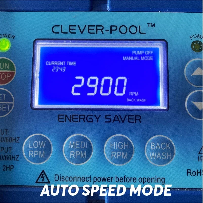 Умный энергосберегающий электронный контроллер скорости насоса частота 50 / 60 Гц 2