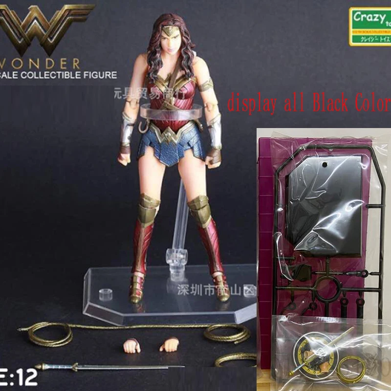 

Crazy Toys Wonder Women Action Figure Articulated 1:12 Scale Collectible Model Toy Gift 7inch 18cm