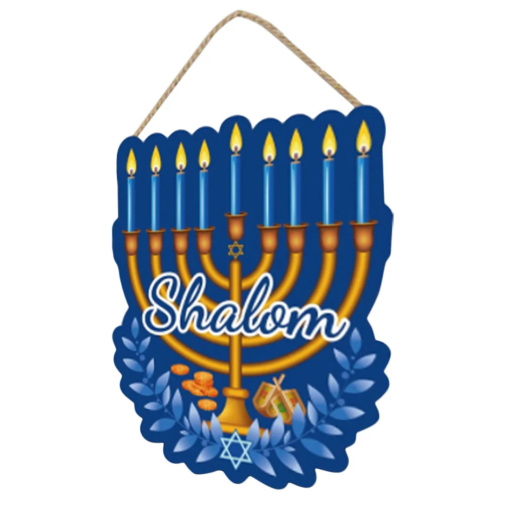 

Hanukkah Wooden Hanging Ornament Wooden Hanging Sign Wooden Hanging Board