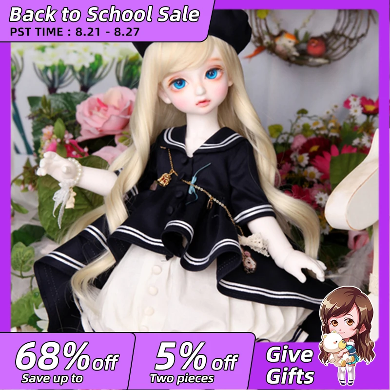 New pattern Luts baby Delf Rose bjd sd dolls 1/4 body model girls delf jid msd dollmore  toys  shop resin Free eyes