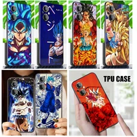 goku dragon ball anime phone case for oneplus nord n200 n20 ce2 lite ce 10 9rt 9r 9 8 8t 7 7t 6 6t pro 5g black tpu cover