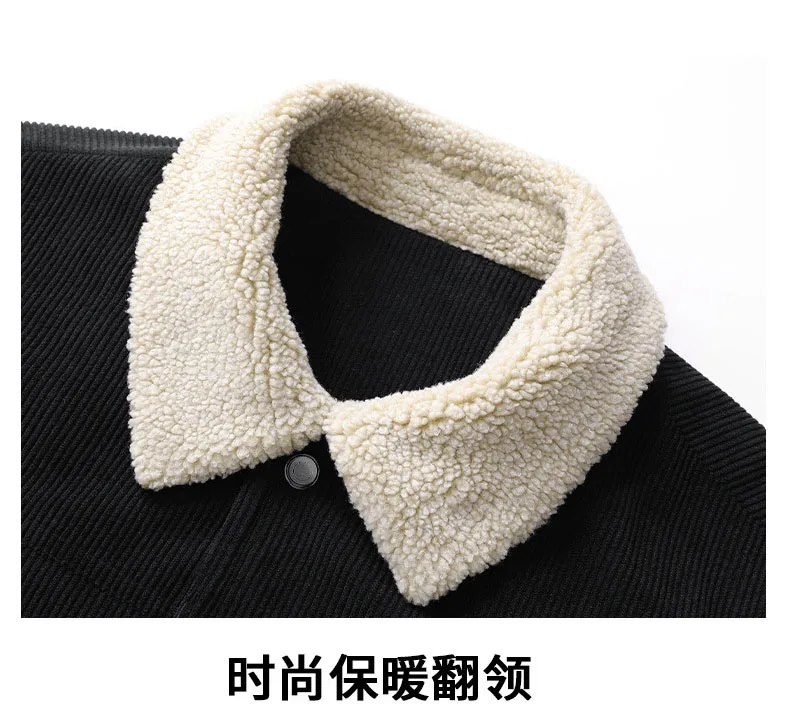 Plus Size 160KG Autumn Winter Men Jackets Loose Vintage Fleece 8XL 9XL Oversized Coats