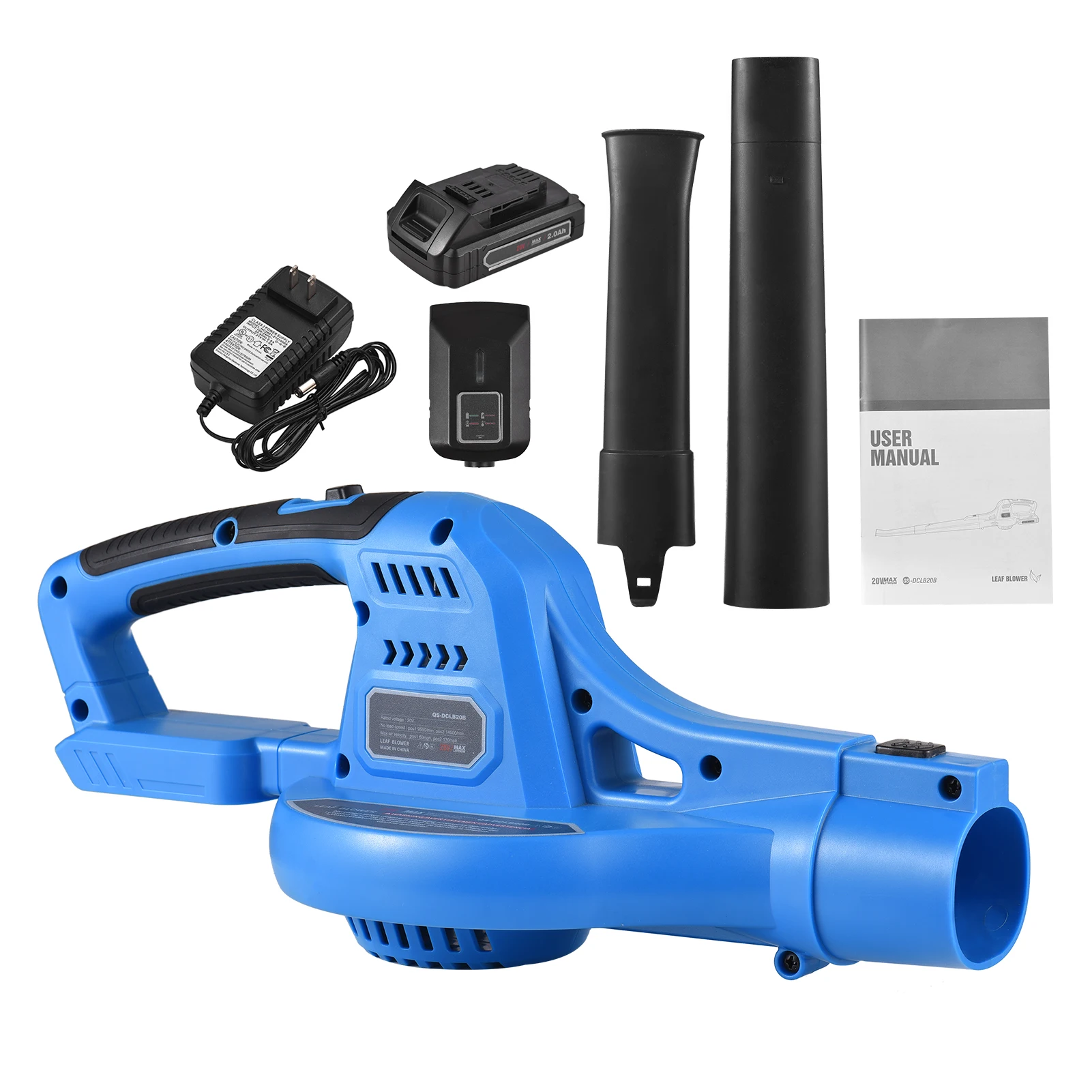 

Беспроводная электрическая воздуходувка 2000 мА/ч, пылеочиститель для компьютера, пылесборник, электроинструменты для уличного двора, батарея 20 в