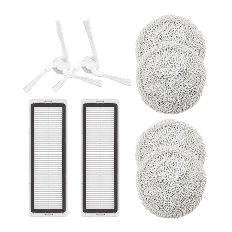 

Side Brush Filter And Mop Pad Replacement Accessories For Xiaomi STYTJ06ZHM Mijia Pro Robot Vacuum Cleaner