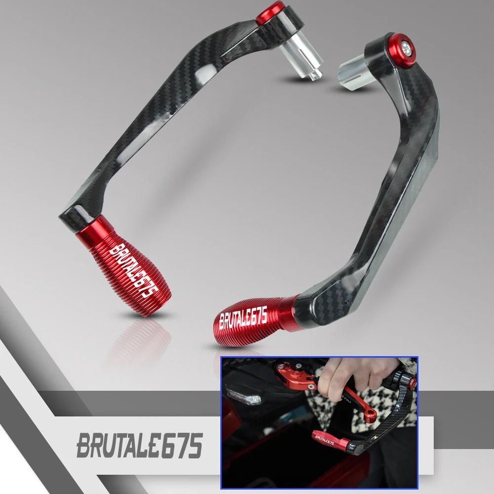 

FOR MV AGUSTA BRutale675 2014 2015 2016 BRutale 675 Motorcycle Lever Guard Hand Guard Handlebar Grips Brake Clutch Levers