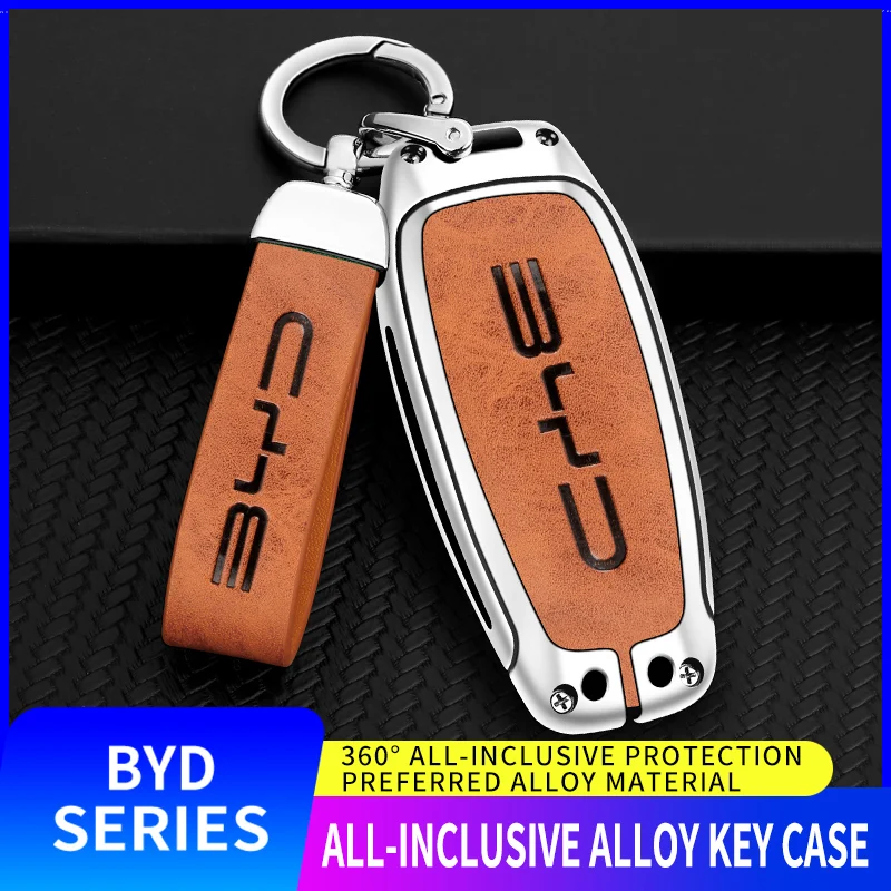 

Applicable For BYD Tang DM Yuan Han EV Qin Song Max DM Automobile Smart Key Case Housing Protective Cover Zinc Alloy Automobi