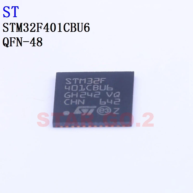 

2PCSx STM32F401CBU6 QFN-48 ST Microcontroller
