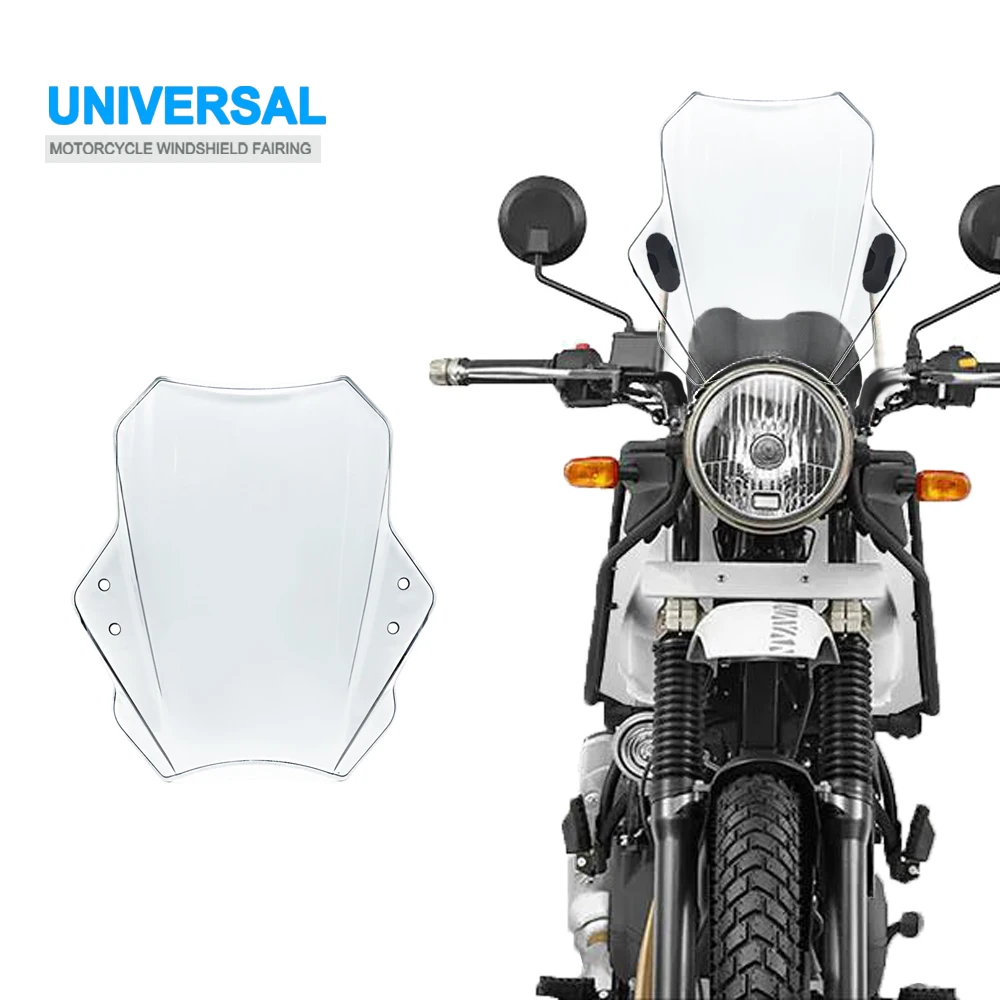 

Motorcycle Windscreen Windshield Covers Deflector Universal For Himalayan 400 2021 2022