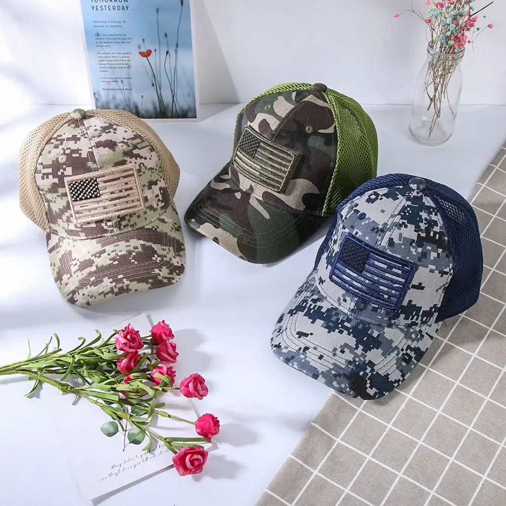 

Men Trucker Hat Flap Cap Hiking Cap Fisherman's Hat Sun Cap Mesh Hat Fishing Hat Peaked Cap Baseball Cap American Flag