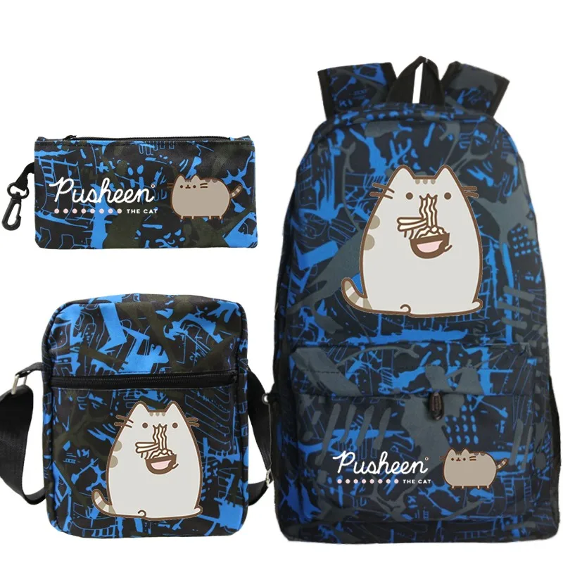 S Students Anime School Bag Boys Girls Book Bag Men Women Ba