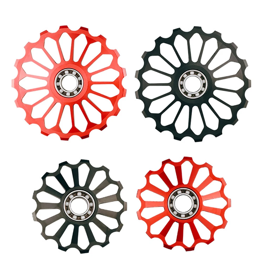 

13/17TCeramic Bearing Jockey Wheel Pulley Bicycle Road Bike Rear Derailleur Aluminum Jockey Wheel Rear Derailleur Cycling Parts