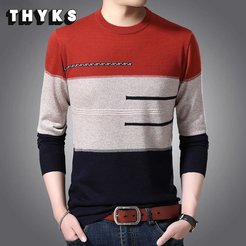 

2022 Brand Male Pullover Sweater Mens Knitwear Clothes Sueter Hombre Camisa Masculina Men Knitted Jersey Striped Sweaters