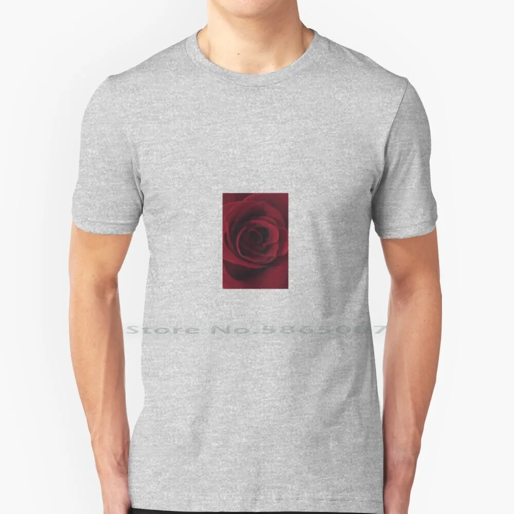 

A Rose Is A Rose T Shirt 100% Cotton Rose Flower Zoomed In Detailed Big Size 6xl Tee Gift Fashion