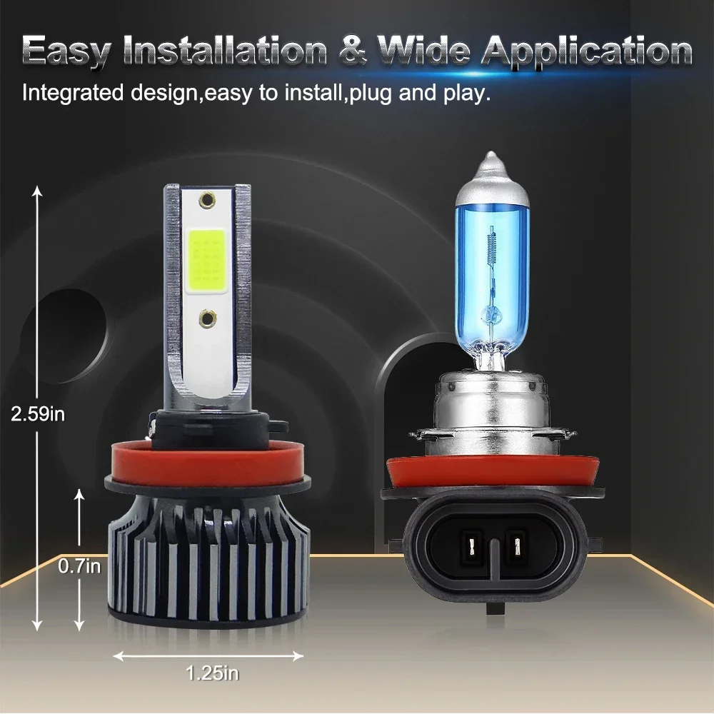 3000K 6000K 8000K H4 H7 H1 H11 H3 H13 задняя фара головного света противотуманная лампа