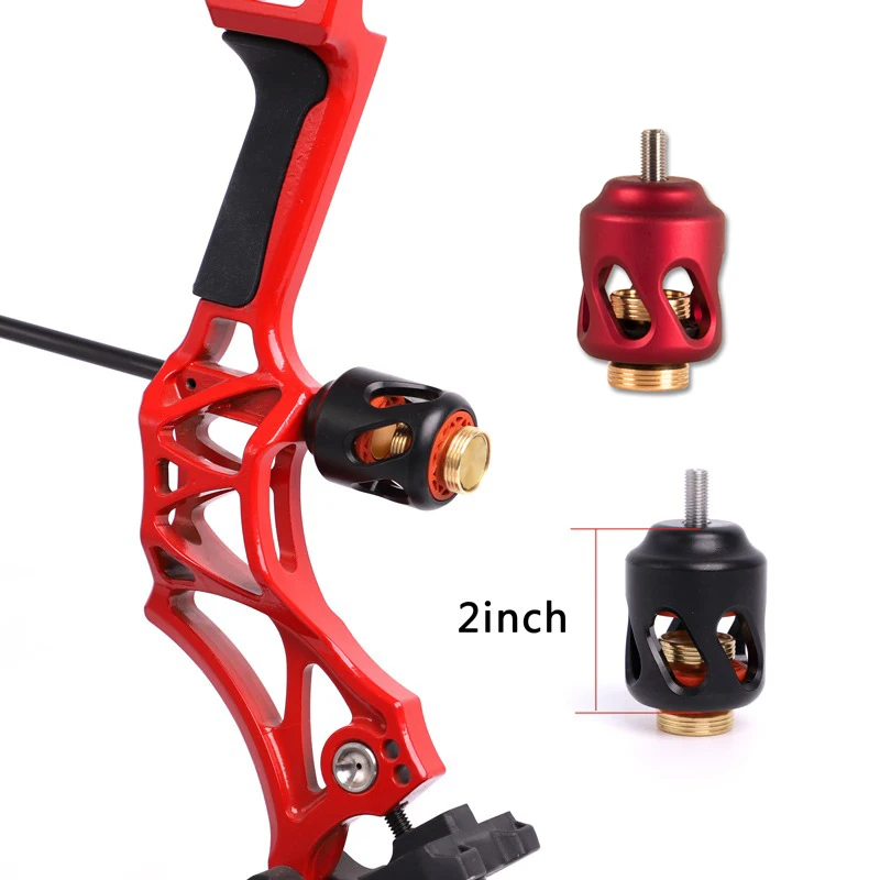 

1Set 2inch Archery Compound Bow Stabilizer Balance Bar Carbon Fiber Rubber Damping Rod Shock Absorber