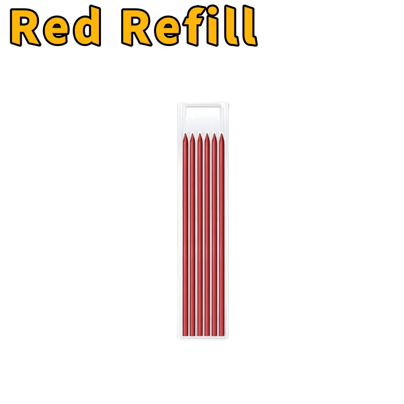 

2,8 мм твердый плотницкий карандаш с точилкой, инструмент для маркировки, деревообрабатывающий строительный карандаш с длинной головкой, канцелярские принадлежности