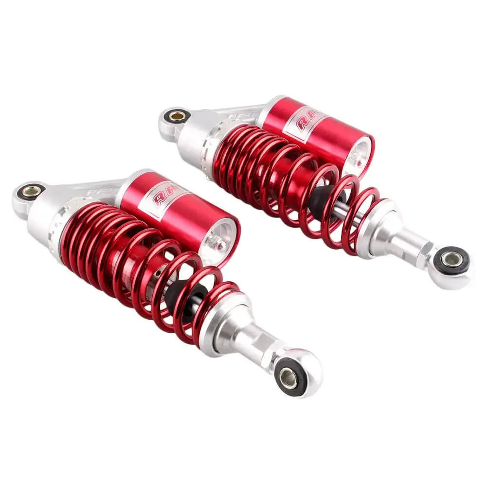 амортизаторы (пара) alpha, delta 340 mm, регулируемые, "ndt" (красный). Honda cb400 rear shock absorber. амортизатор для электрооборудования. амортизатор 370мм пит. амортизаторы мото 280 мм.