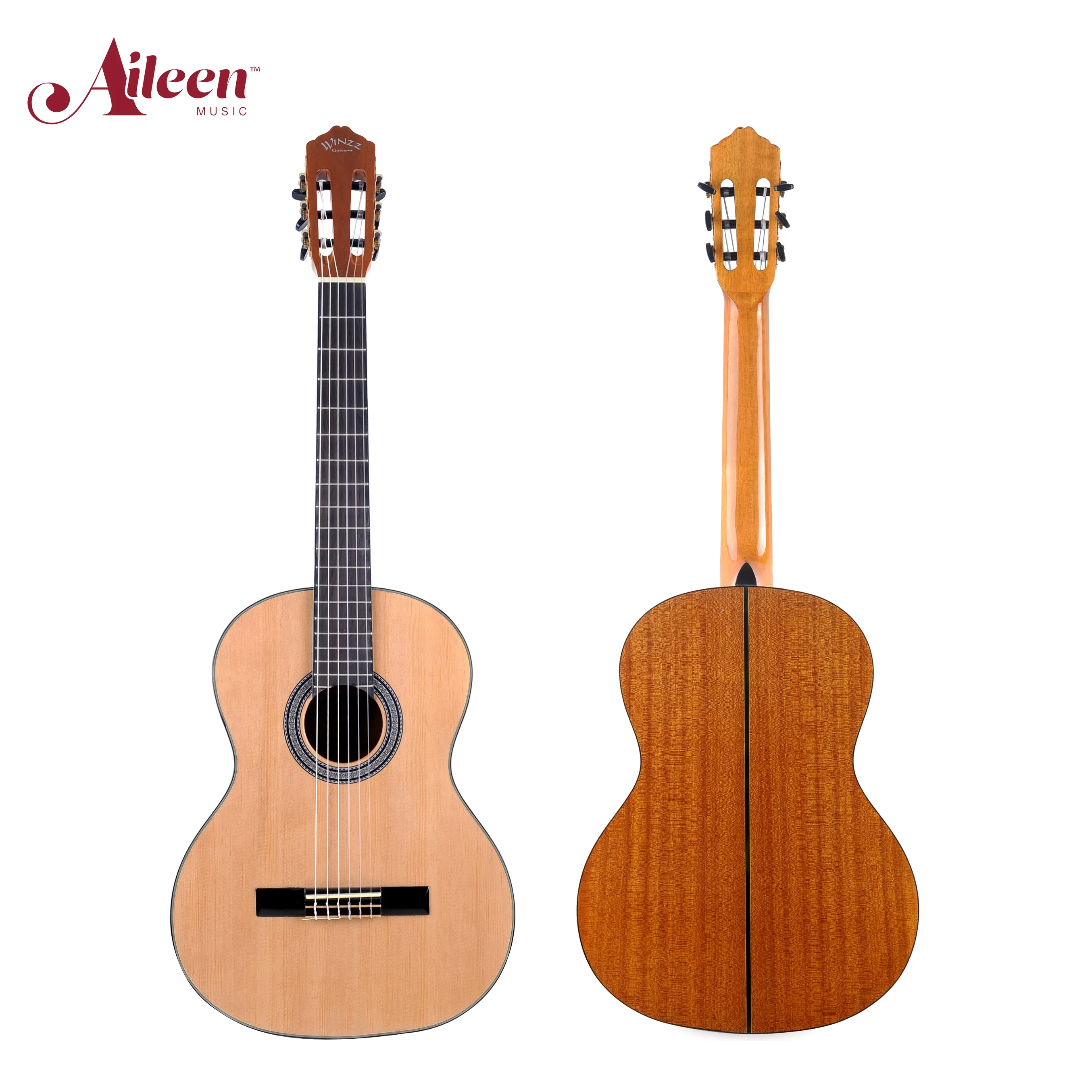 

39" Solid Spruce Cedar Top Handcraft Classical Guitar (ACM10-N)