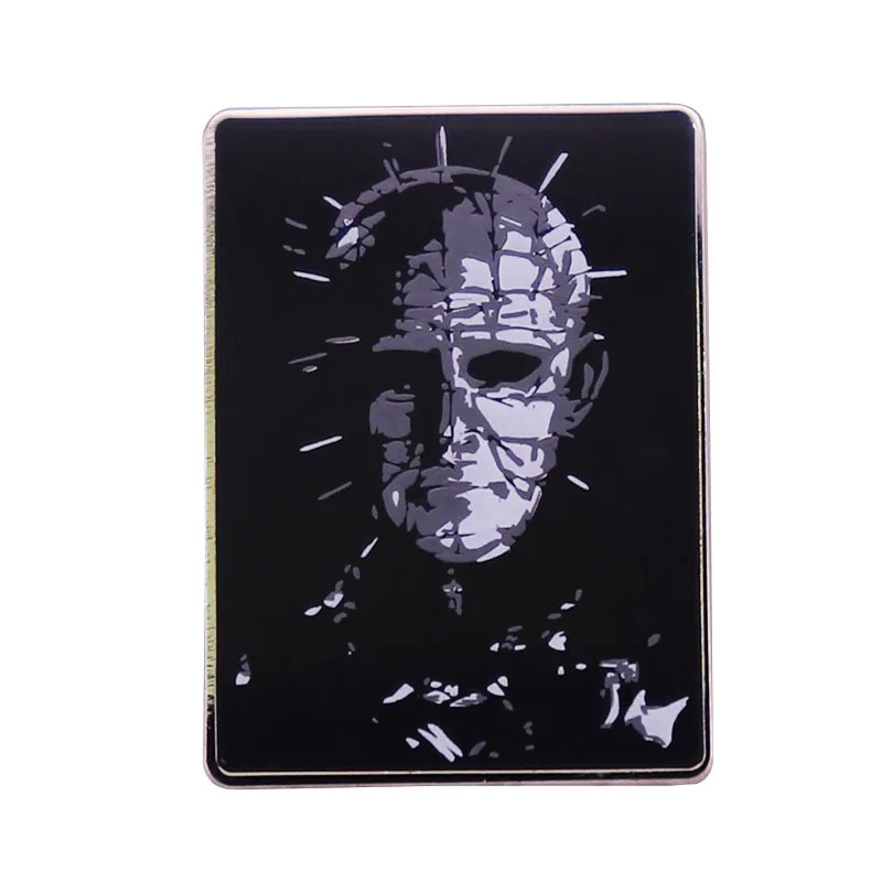 

XM-funny Big Bad Nailhead pin horror movie inspired badge personalized backpack accessory brass badge
