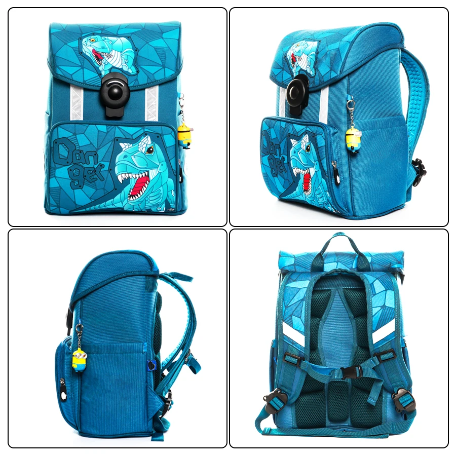 2022 Brand Children School bags for Boys Kids 3D Cartoon Dinosaur Schoolbag Orthopedic Primary School backpack mochilas infantil