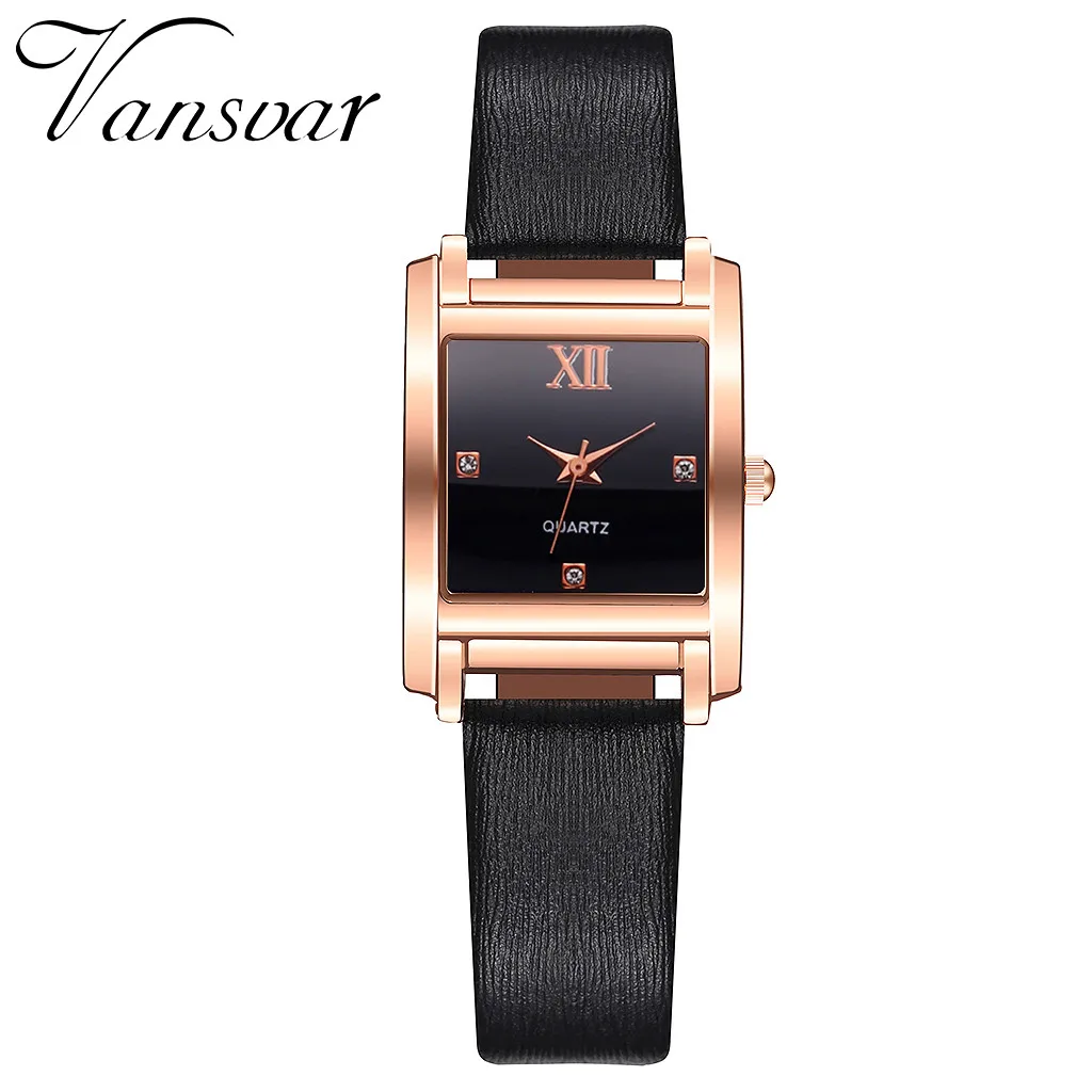 

Fashion Watches Women Leather Strap Wrist Watch Luxury Square Plastic Mesh Belt Dial Quartz Simple Watch Lady relojes para mujer