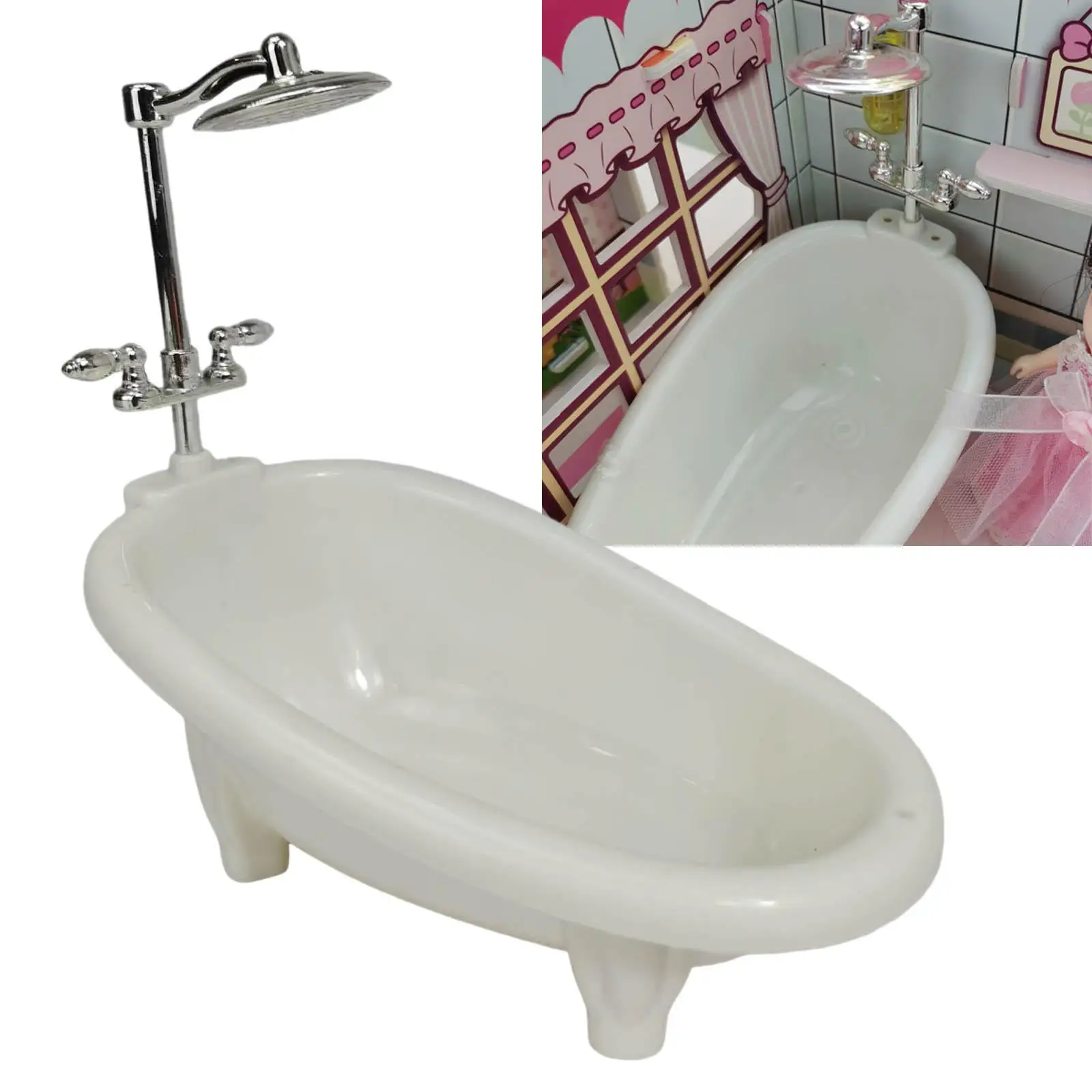

Miniature Mini Bathtub Miniature Dollhouse Tub Model Toy Birthday Gifts