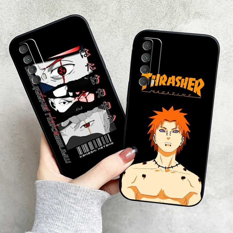 

NARUTO Anime Phone Case For Huawei P Smart Z 2019 2021 P20 P20 Lite Pro P30 Lite Pro P40 P40 Lite 5G Soft Silicone Cover Funda