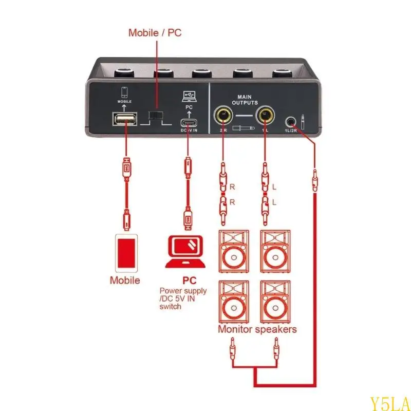 Y5LA Superior Craftsmanship Sound Card для четкой звуковой записи долгосрочной продолжительности (art.: 3920cd591e7cf) - 3920cd591e7cf