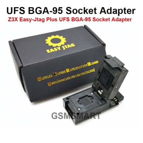 2024 Z3X Easy-Jtag Plus Box EMMC розетка NAND разъем UFS BGA 153 UFS BGA 254 адаптер UFS BGA 95