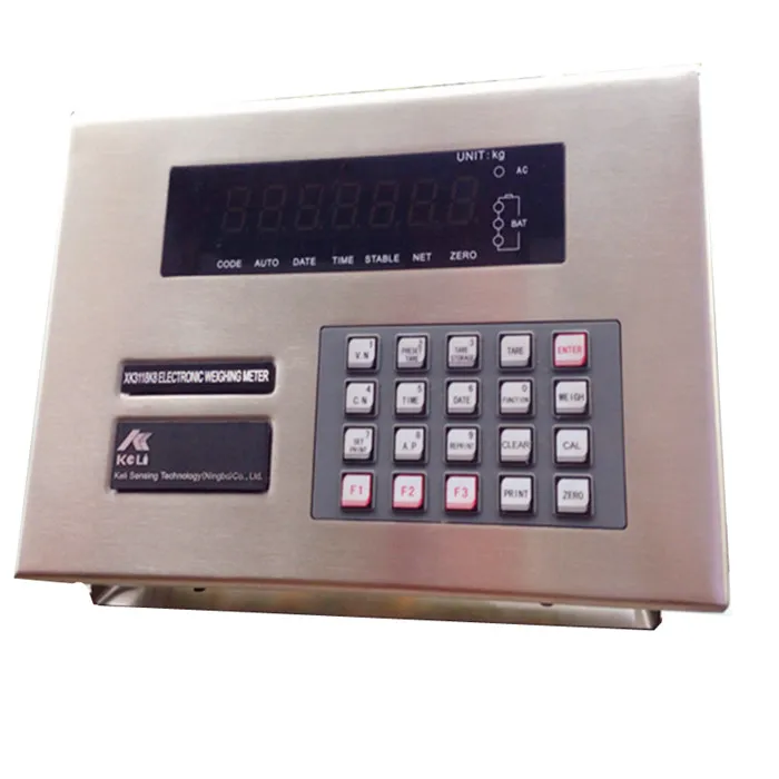 

Высококачественный индикатор веса из нержавеющей стали Keli XK3118K8 для весы грузовика