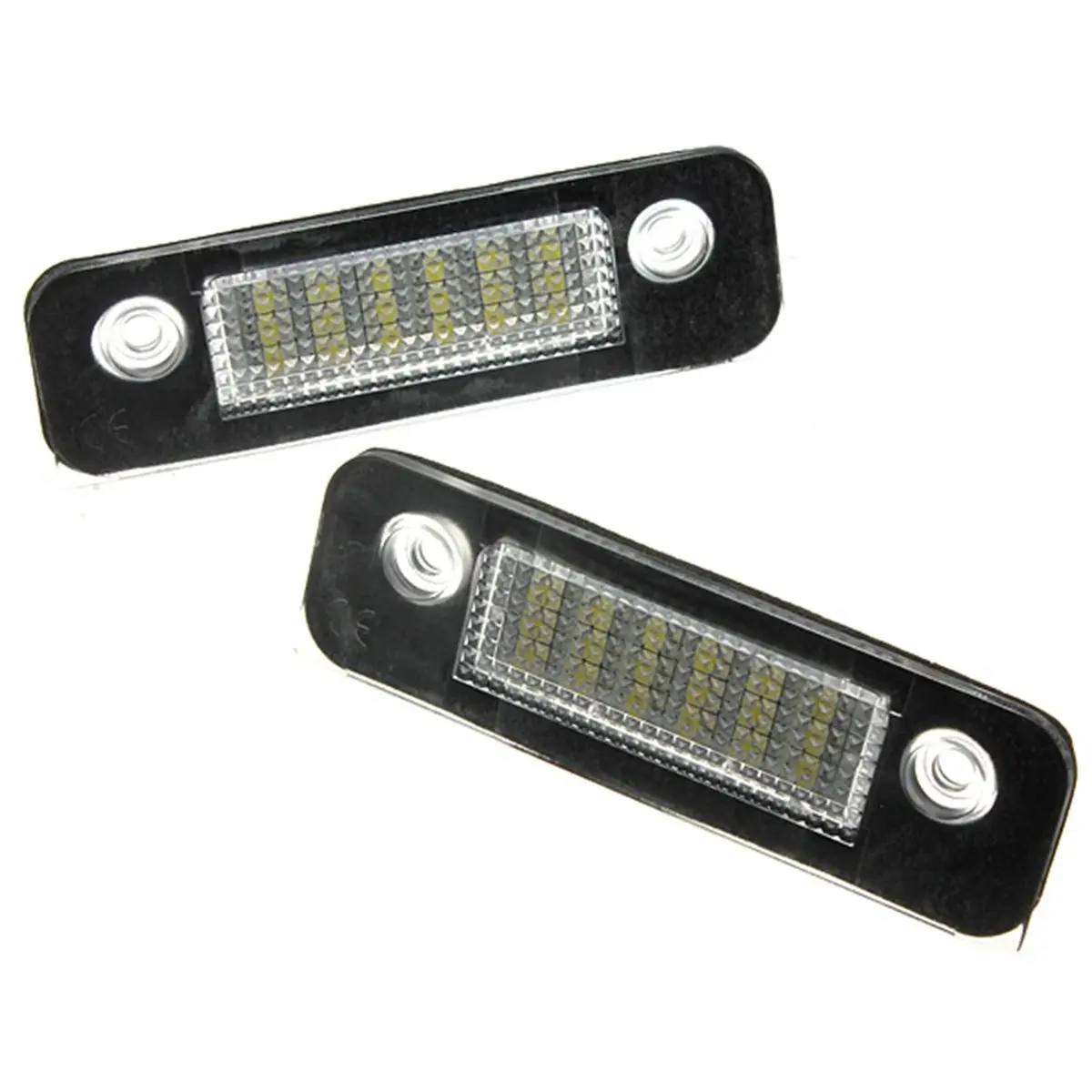 2pcs No Error LED Car Number License Plate Light Lamp 1332916 for Ford Fiesta Fusion Mondeo MK2
