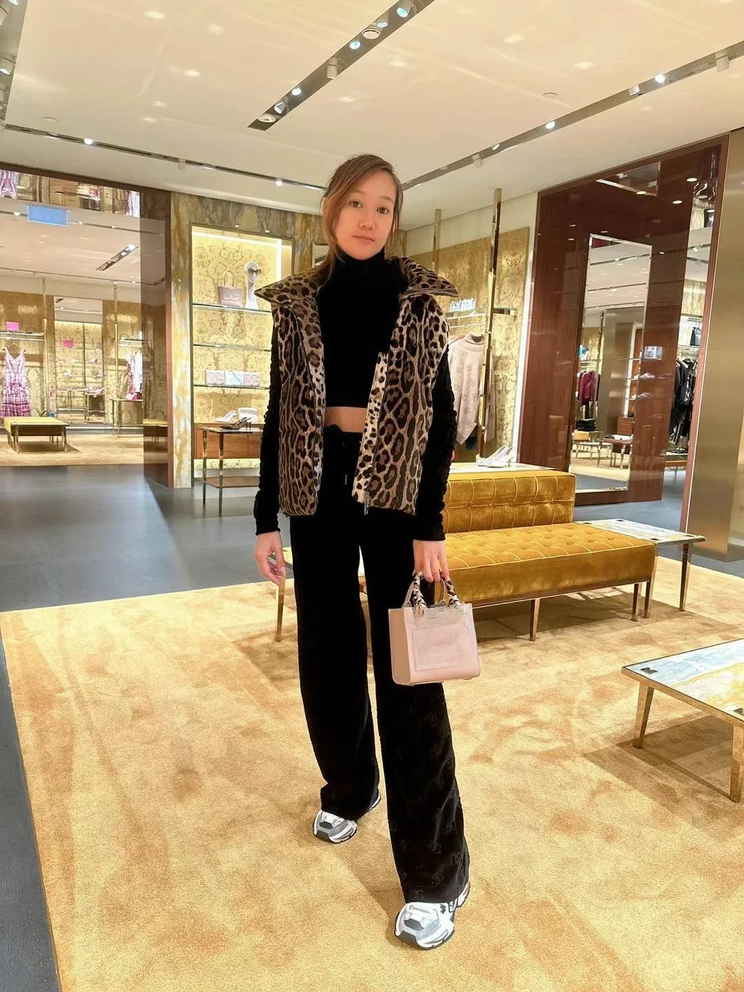 

2023 autumn and winter new velvet printed down cotton vest High Quality