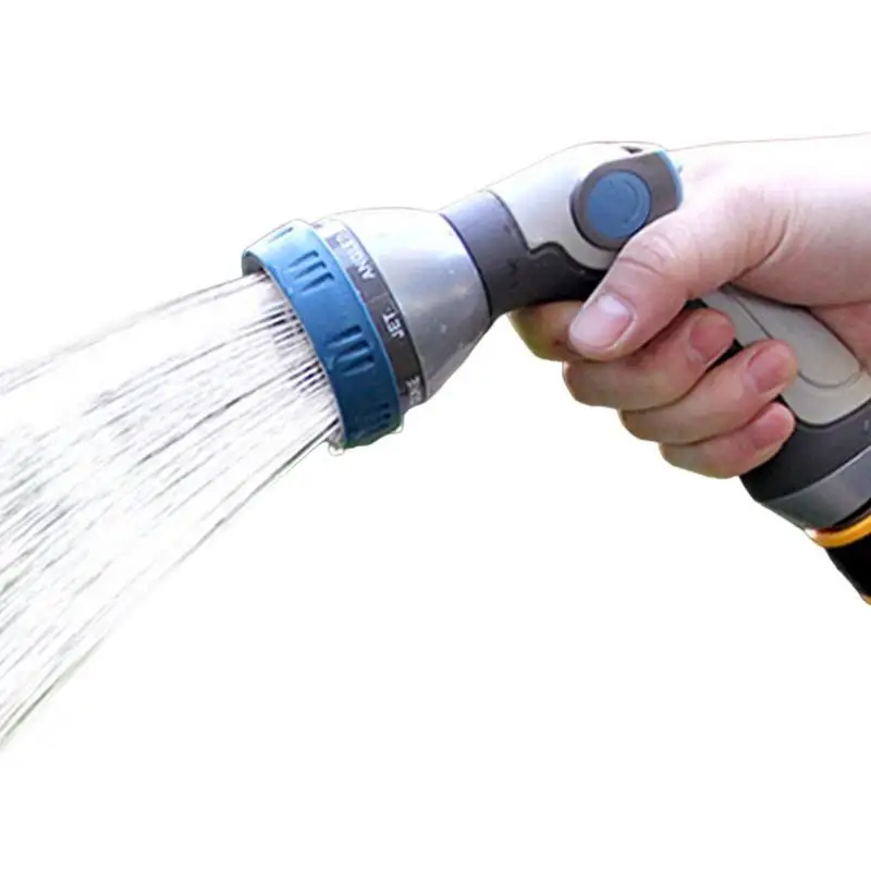 

Adjustable Garden Hose High Pressure Sprinkler Nozzle 8 Spray Patterns Household Car Washing Yard Sprinkle Tools