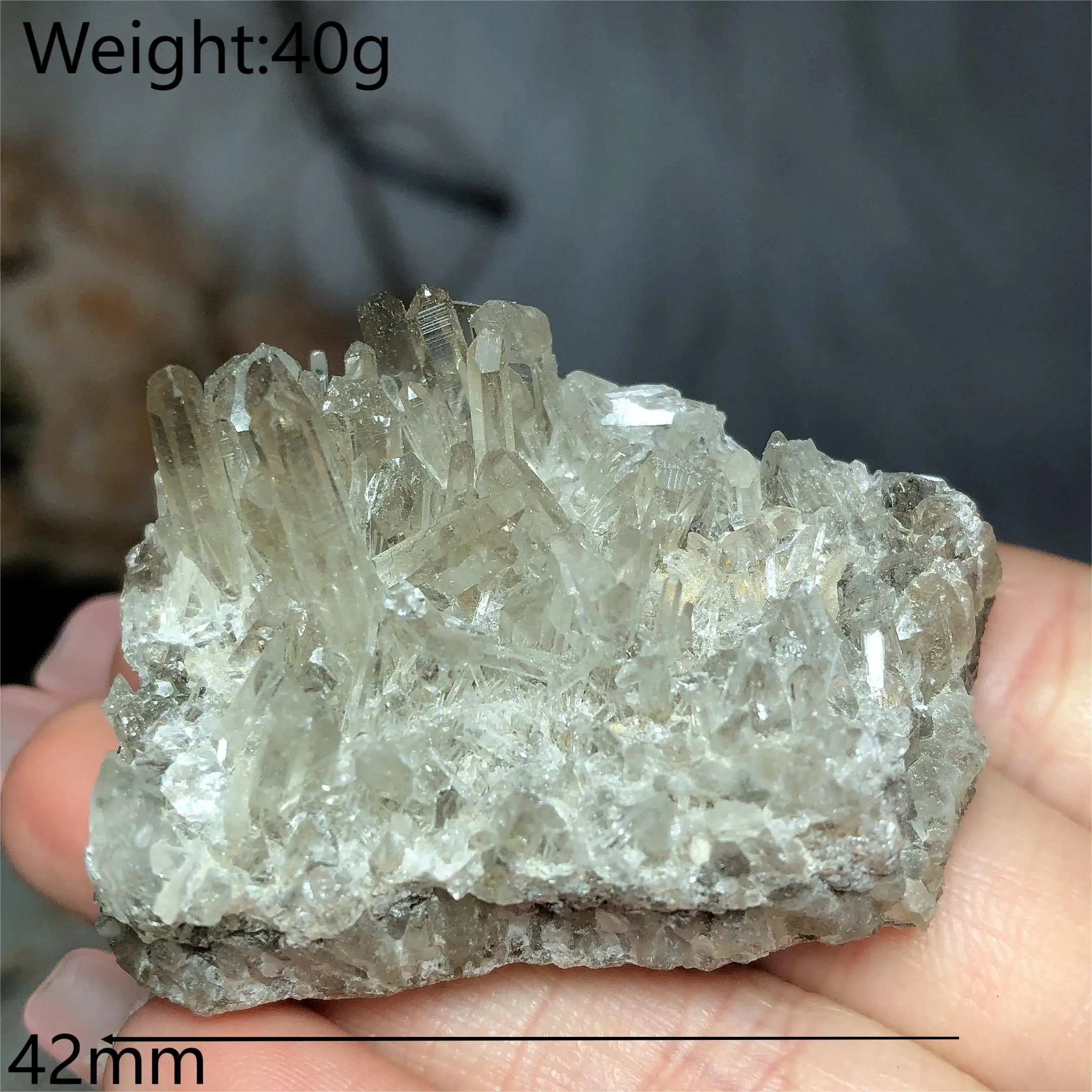 

Дымчатый кварц кластер для дома