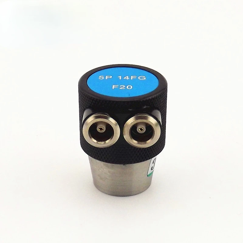 

Ultrasonic Dual Crystal Straight Probe 5MHZ 14F10 Metal UT Non-destructive Testing Flaw Detector Focusing and Split Type